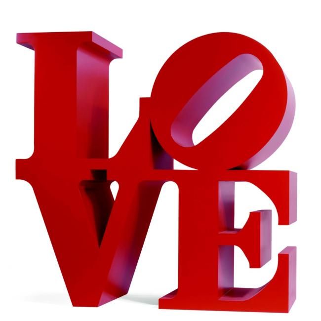 love in polistirolo robert indiana