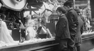 Poliart Polistirolo Vintage Xmas Window